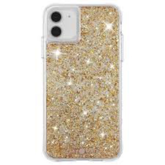 Nanette Lepore Other - NWT- Nanette Lepore iPhone 11 /XR Case – Gold Glitter -Anti Scratch